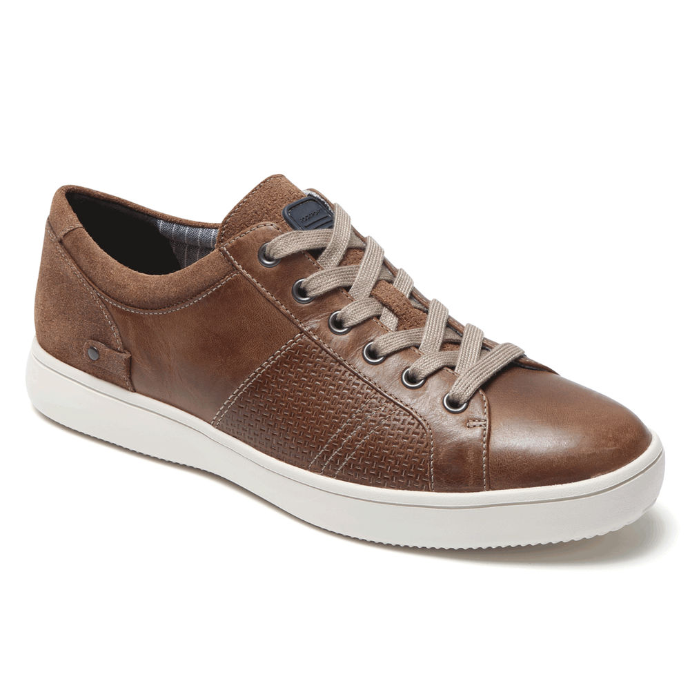 Rockport Mens Sneakers Brown - Colle Tie - UK 746-BEYZFS